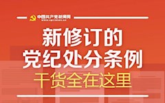 图解：新修订的党纪处分条例，干货全在这里！